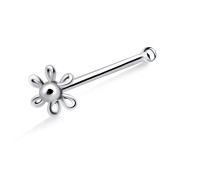Spiral Flower Shaped Bone Nose Stud NSKD-25B